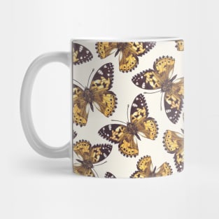 Painted lady butterfly pattern Mug